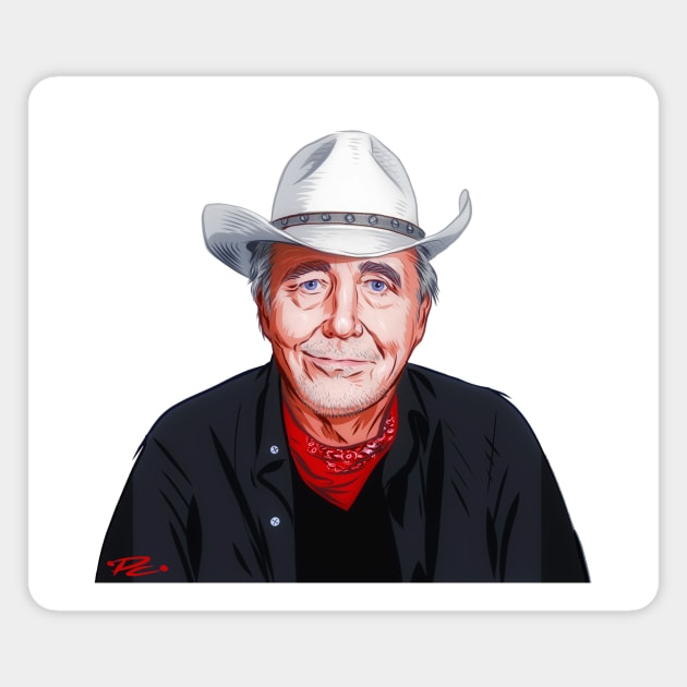 Bobby Bare - An illustration by Paul Cemmick Magnet by PLAYDIGITAL2020